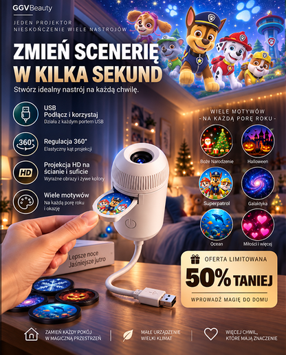 SCNDR® inteligentny projektor 5D – zdjęcie 1