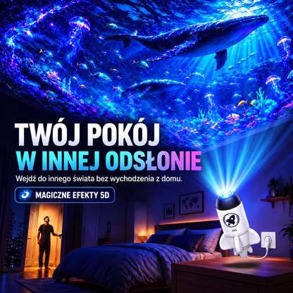 ⛄🚀 𝑺𝑪𝑵𝑫𝑹® HD Świąteczny Projektor – Plug & Play 🌲