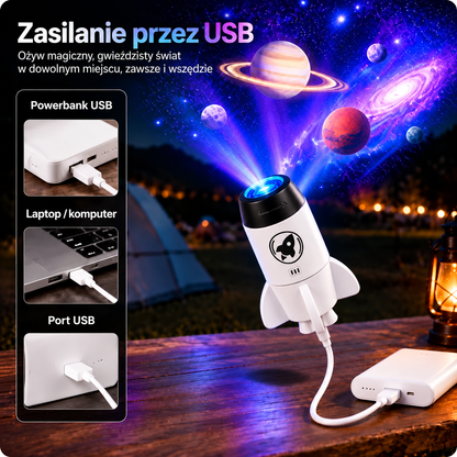 ⛄🚀 𝑺𝑪𝑵𝑫𝑹® HD Świąteczny Projektor – Plug & Play 🌲