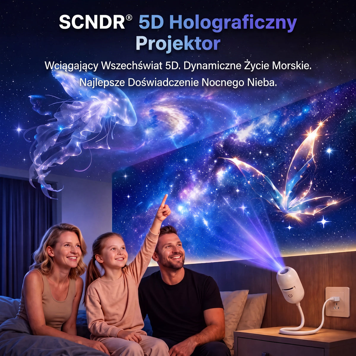 SCNDR® inteligentny projektor 5D – zdjęcie 2